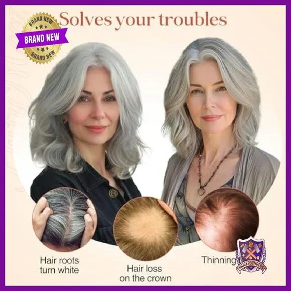 10 Inch Human Hair Topper for Thinning Hair, 360° Coverage with Silk Base